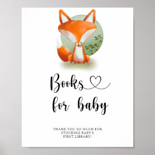 Poster Raposa da Floresta - livros para bebês