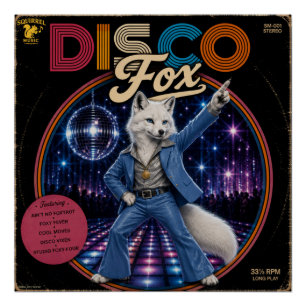 Pôster Raposa Disco