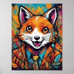Poster Raposa Elegante – Arte Animal Caprichosa