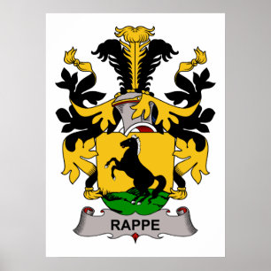 Poster Rappe Family Crest