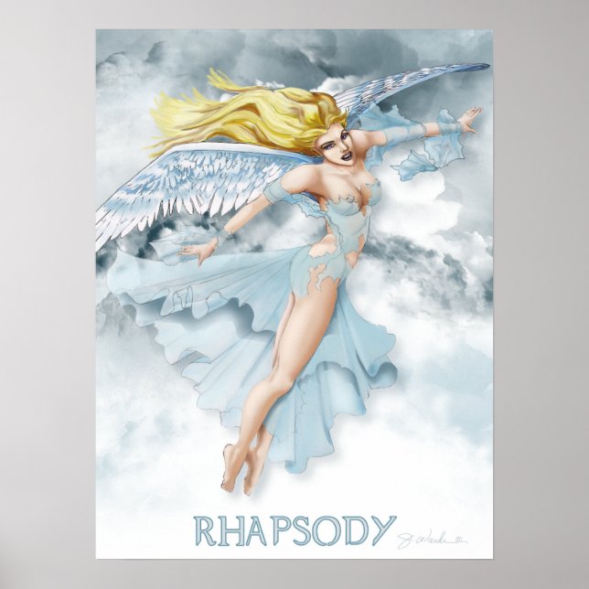 Pôster Rapsódia Angelical - Cartaz (Frente)
