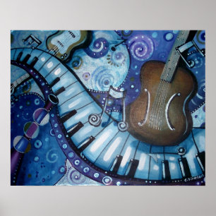 Pôster Rapsódia no azul