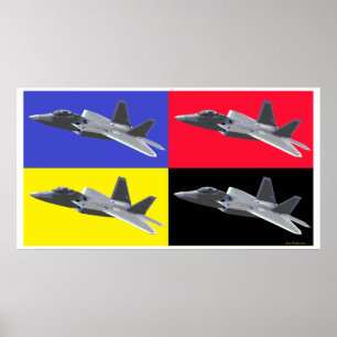 Pôster Raptor de CMYK F-22