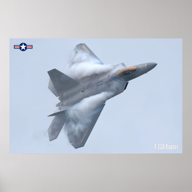 Poster Raptor F-22A (Frente)