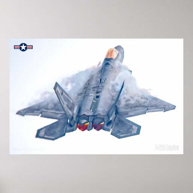 Poster Raptor F-22A (Frente)