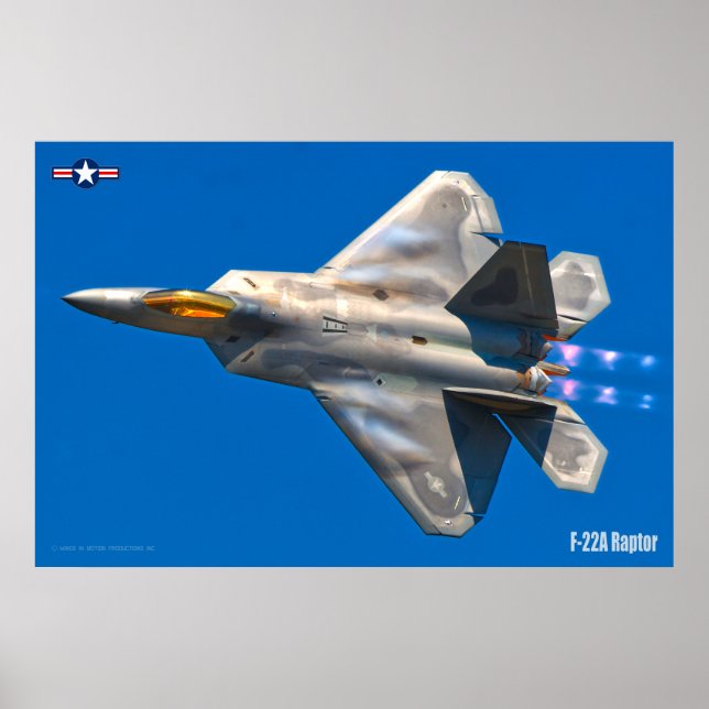 Poster Raptor F-22A (Frente)