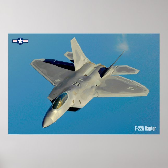 Poster Raptor F-22A (Frente)