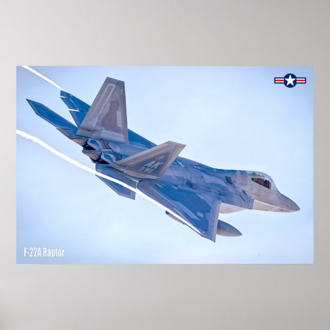 Poster Raptor F-22A (Frente)