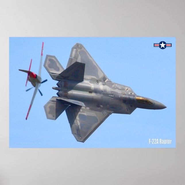 Poster Raptor F-22A (Frente)