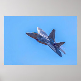 Poster Raptor Martin F-22A Lockheed
