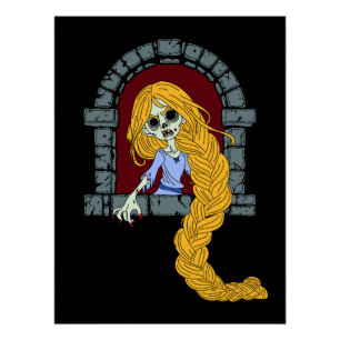 Pôster Rapunzel Zumbi