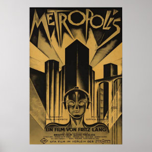 Poster Raros e famosos filmes METROPOLIS