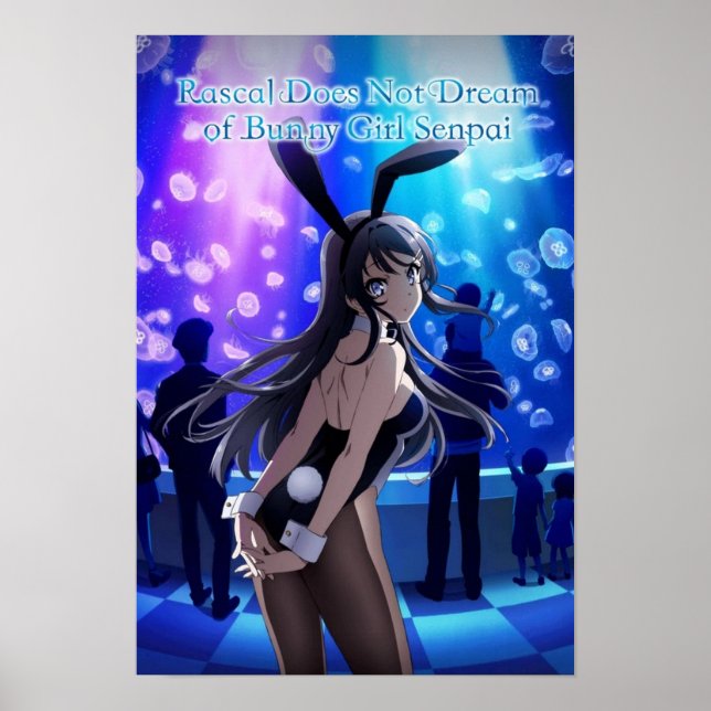 Poster Rascal não sonha com a "Bunny Girl Senpai" (Frente)