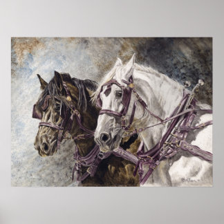 Poster Rascunho da Equipe de Cavalos