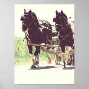 Poster Rascunhos de Pinto no Trabalho Efeito de Vintagem