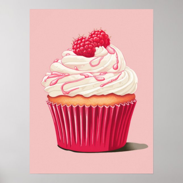 Poster Raspberry Elegance Treat (Frente)