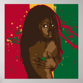 Pôster Rasta Girl