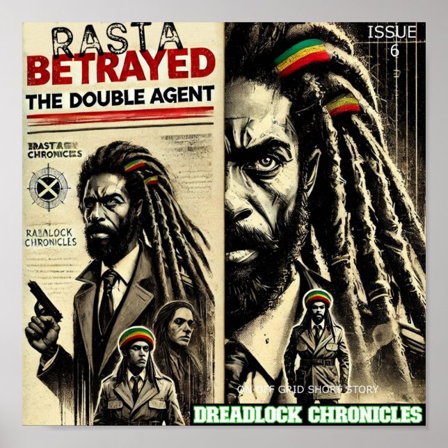 POSTER RASTA TRAIU O PROBLEMA DO DREADLOCK CHRONICLES 6 (Frente)
