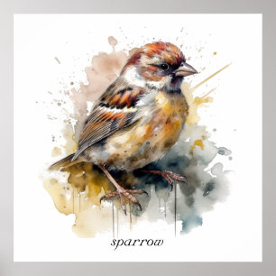 Poster Rastreador de Aquarela Russo, personalizado