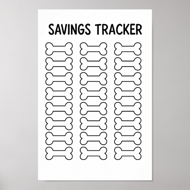 Poster Rastreador de Desafio de Economia da Coleção de Os (Frente)