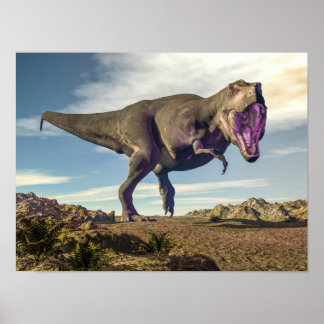 Poster Rastreamento de Tyrannosaurus rex