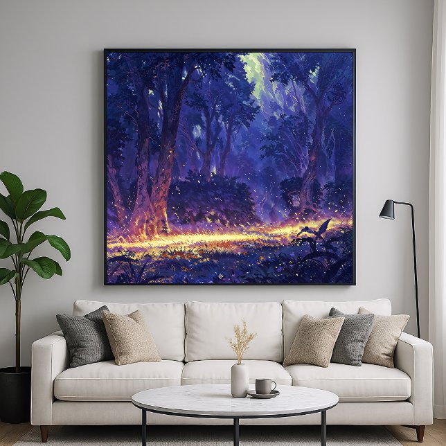 Poster Rastreio de ouros - Estilo de Arte Natural Ilumina (Criador carregado)