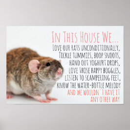 Poster Rat Lover