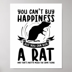 Poster Rat Pet   Presente para animais de ratazana