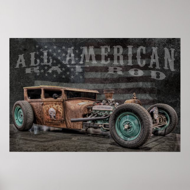 Poster Rat Rod Americano (Frente)