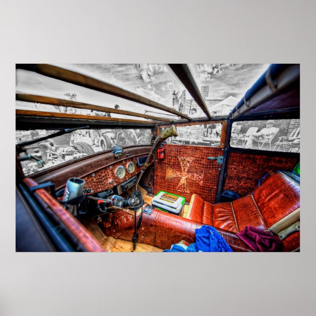 Poster Rat Rod Interior (Frente)