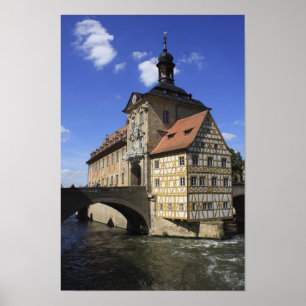 Poster Rathaus de Bamberga, Alemanha