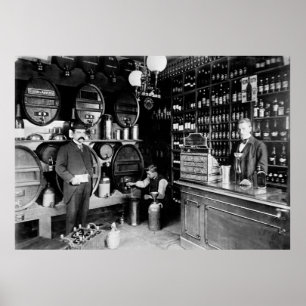 Pôster RATHSKELLAR da ALEMANHA 1900