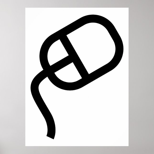 Pôster Rato do computador (Frente)