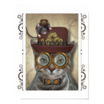 Rato e Gato Steampunk