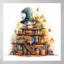 Rato em cima de livros 6