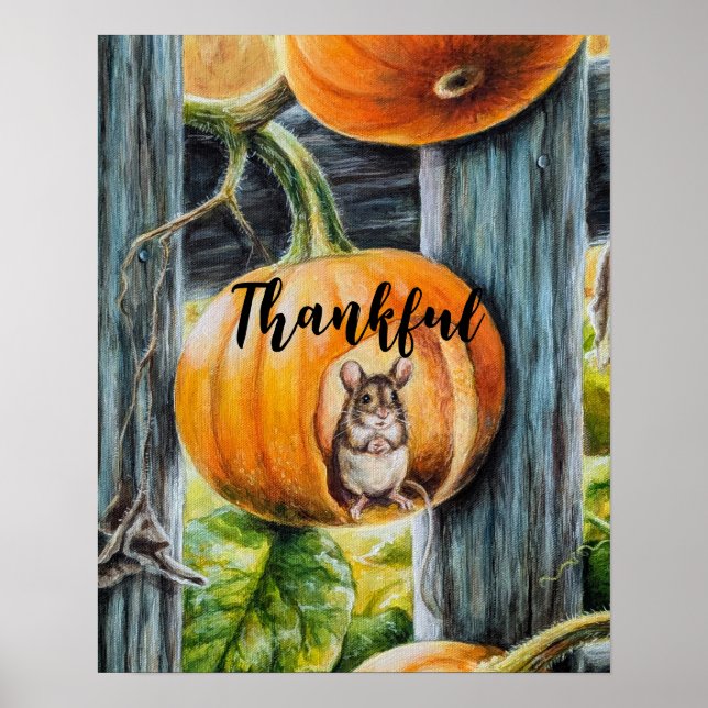 Poster Rato feliz (Frente)