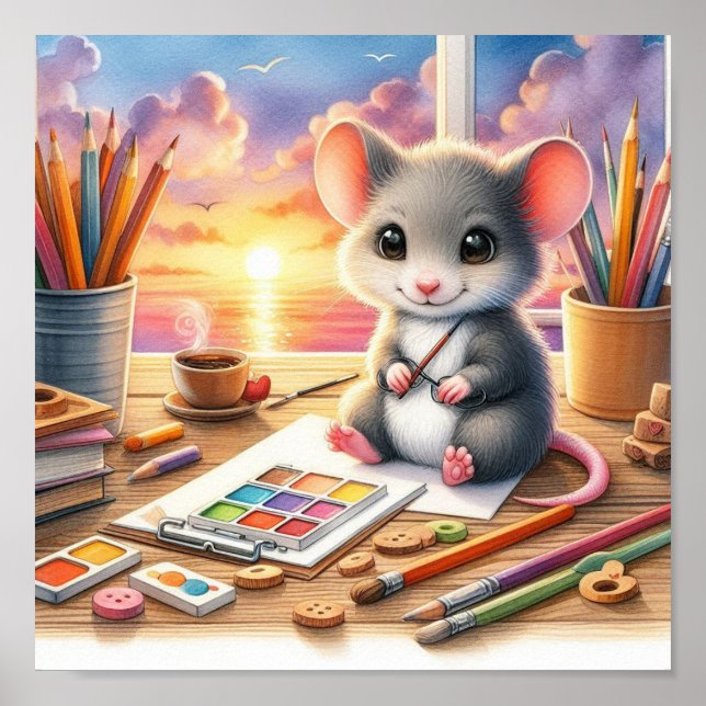 Poster Rato Fofo (Frente)