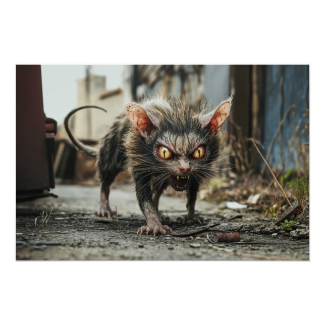 Pôster Rato monstro  (Frente)