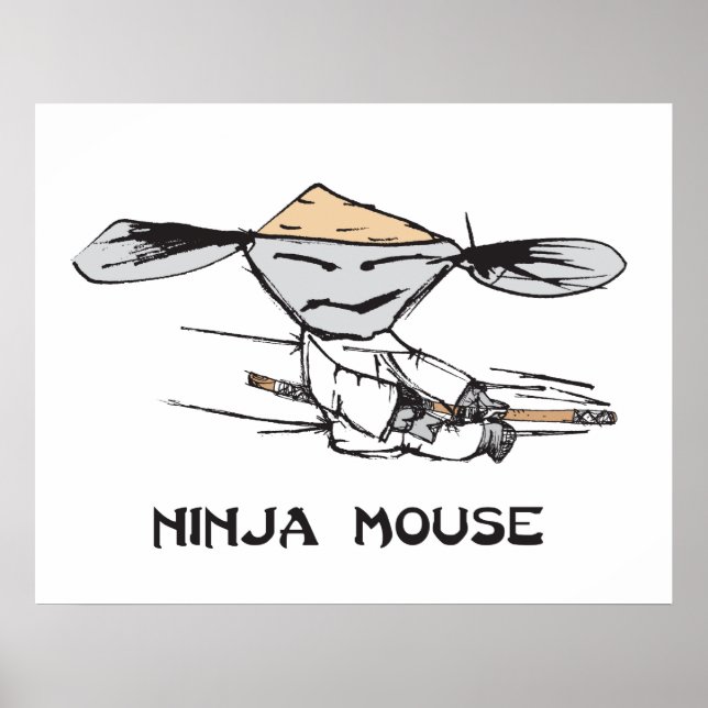 Pôster Rato Ninja (Frente)