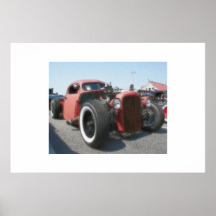 Pôster Rato Rod - Airbrush & tinta