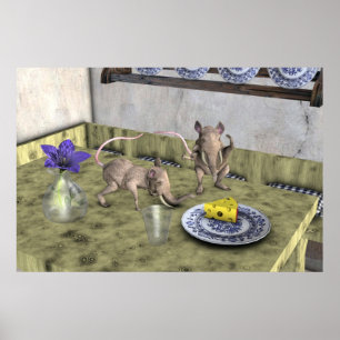 Poster Ratos doces do elefante