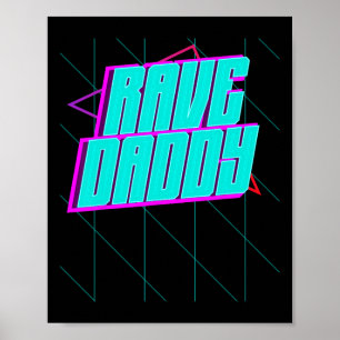 Poster Rave Pai House Music Techno Music Rave Party Fat