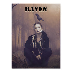 Pôster Raven Girl