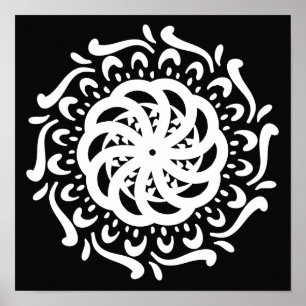 Pôster Raven Mandala