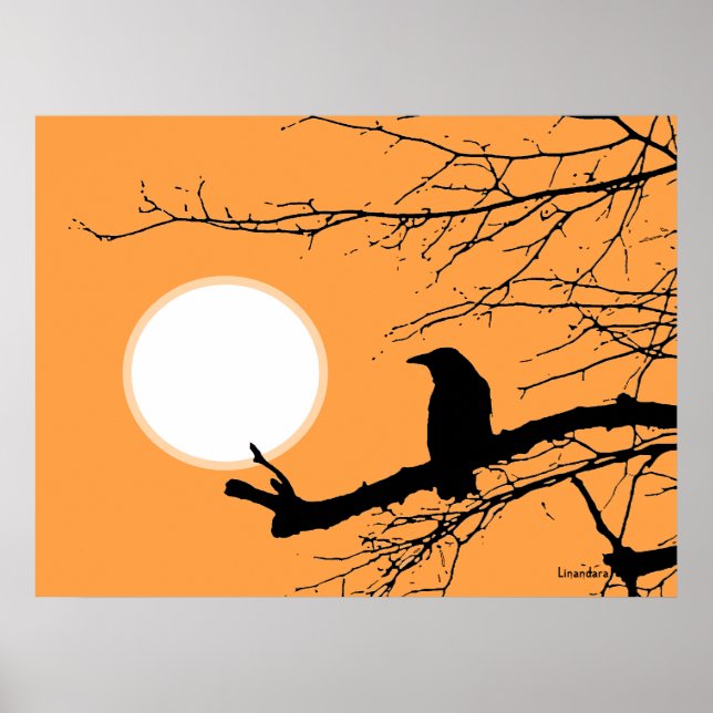 Poster Raven no Sol da Árvore (Frente)