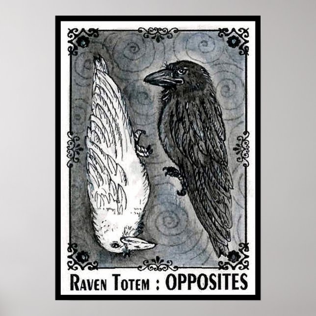 Pôster Raven Totem....Oposites (Frente)