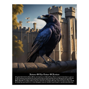 Pôster Raven Tower De Londres