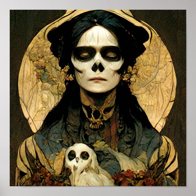 Poster Raven Witch 2 Fantasy Horror Gótico Gótico (Frente)