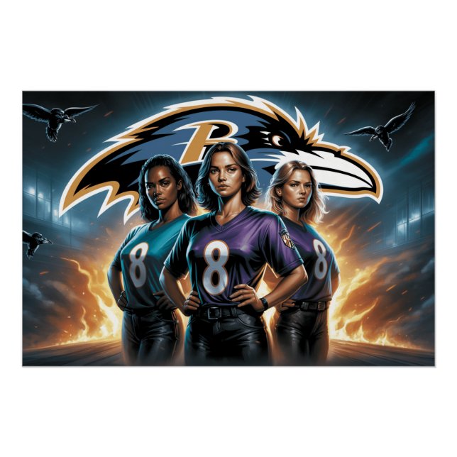 Pôster Ravens Baltimore 12 (Frente)
