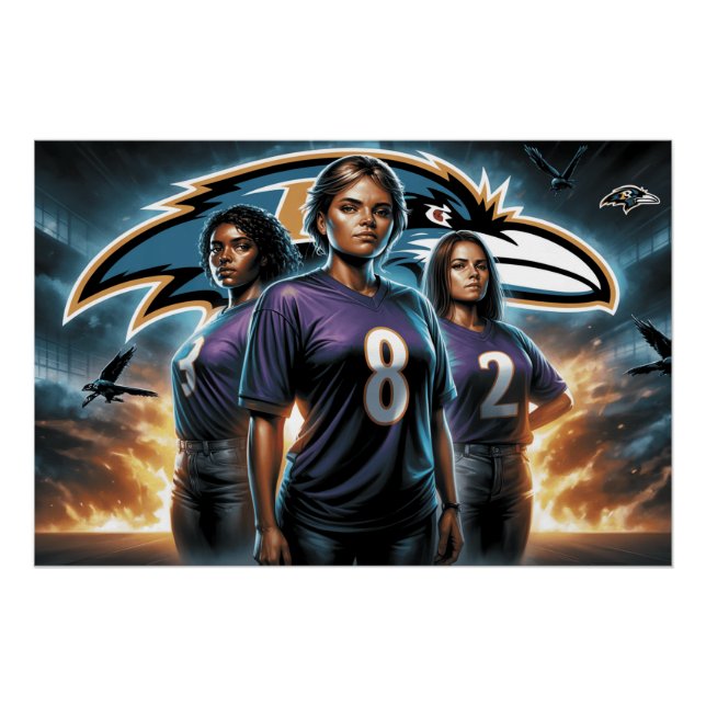 Pôster Ravens Baltimore 13 (Frente)